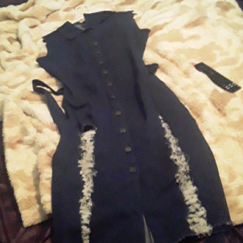 Distressed Jean dress,  1 pc